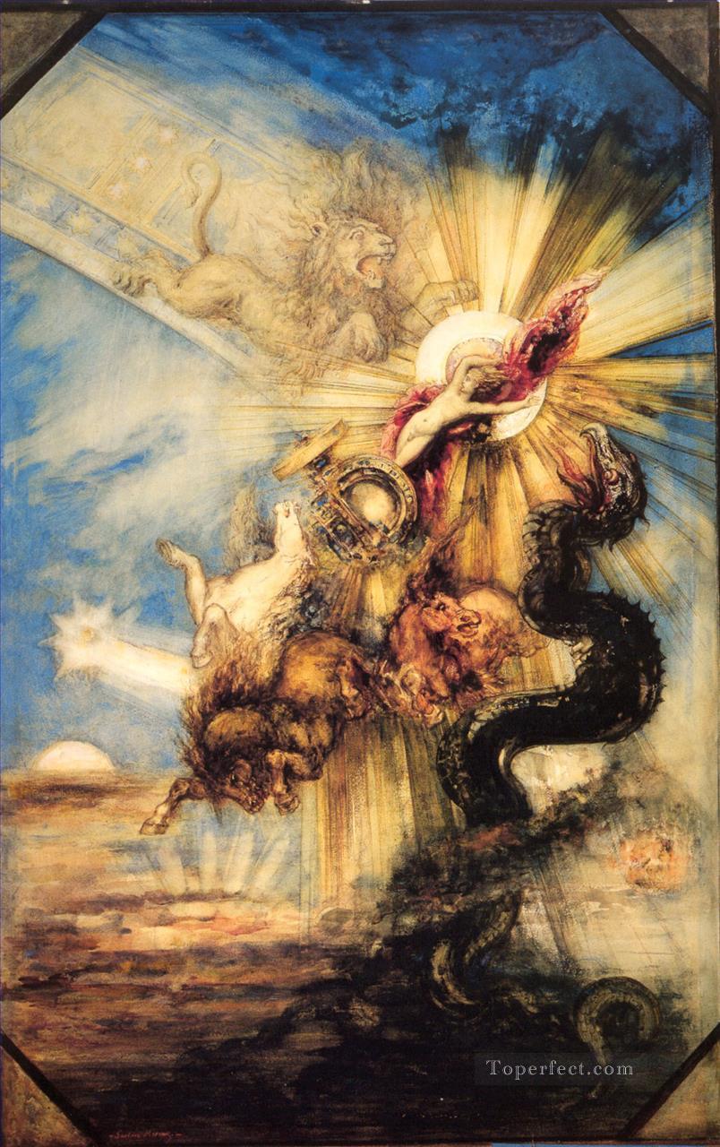 ファエトンの象徴主義聖書神話ギュスターヴ・モロー油絵